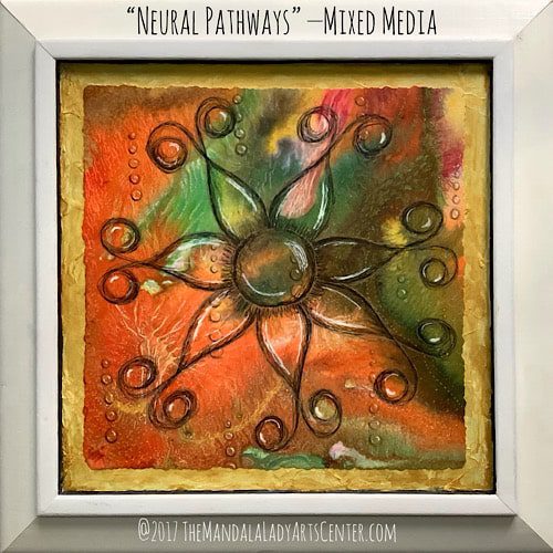 Neural Pathways Abstract Art