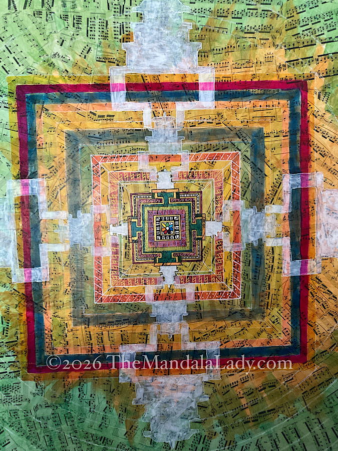 Archangel Mandala Number 3 - work in progress
